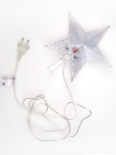 Верхушка на ель SH LIGHTS 31 LED белый 21 см, крупный план
