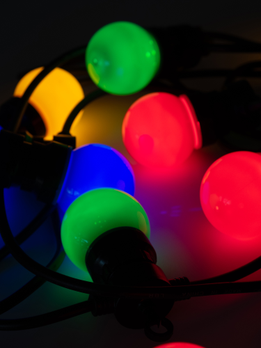 Гирлянда внутренняя нить  SH LIGHTS 50 LED многоцветный 4,5 м, изображение