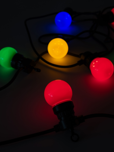 Гирлянда внутренняя нить  SH LIGHTS 50 LED многоцветный 4,5 м, крупный план