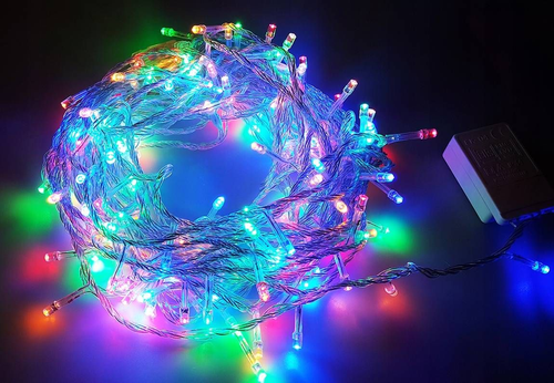 Гирлянда внутренняя нить  SH LIGHTS 100 LED многоцветный 5 м, вид