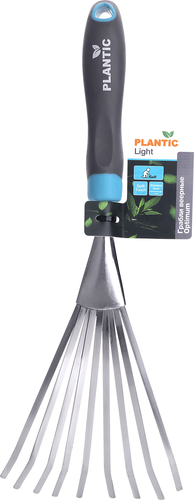 Грабли веерные PLANTIC Light Optimum 37х13,5х4,1см, крупный план