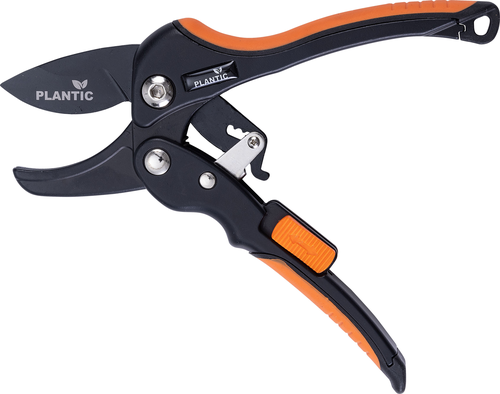 Секатор PLANTIC PRO82 контактный с храповым механизмом, 190мм, детальное фото