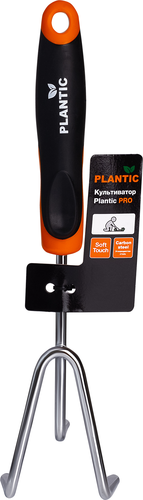 Культиватор ручной PLANTIC Pro 3 зубца, фото