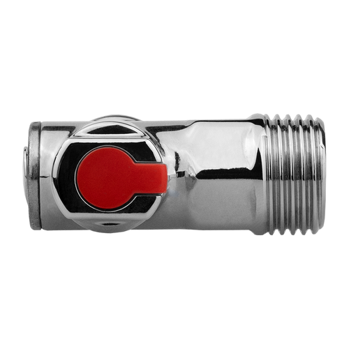 Кран шаровой угловой MPF D 1/2"н/н универсальный латунь хром, фото