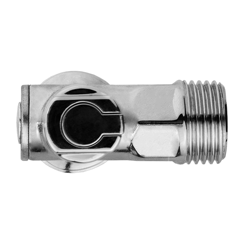 Кран шаровой угловой MPF D 1/2"х3/4" латунь хром, фото