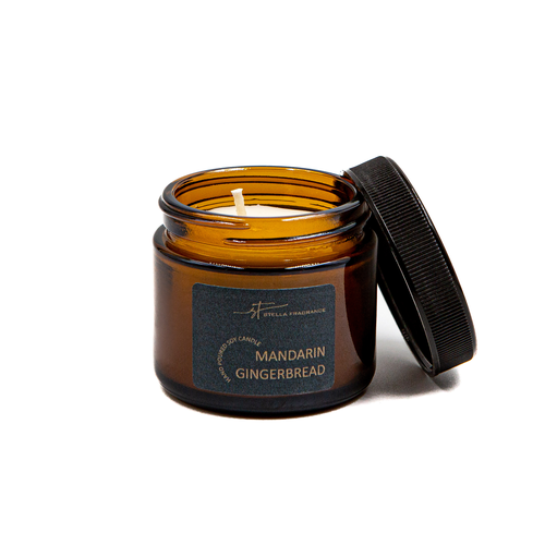 Свеча ароматическая Stella Fragrance "Mandarin Gingerbread", 50г, фото