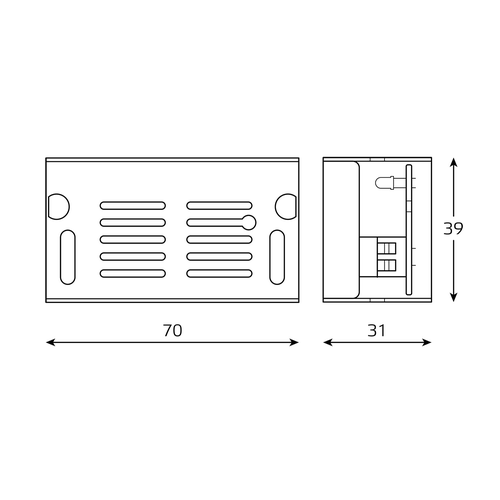 Блок питания GAUSS BASIC 12V 15W IP20, картинка