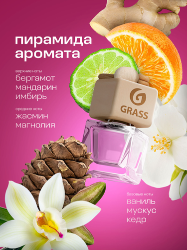 Ароматизатор жидкий подвесной Whisper Grass 8 мл, картинка