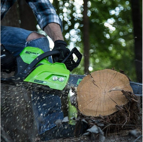 Пила аккумуляторная GREENWORKS GD60CS40K2 2 Ач 60В 40 см, вид