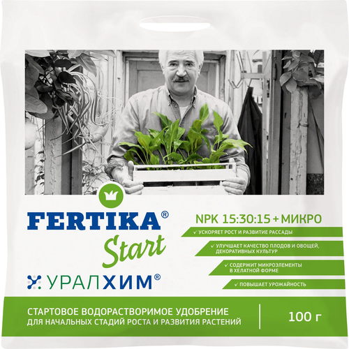 Удобрение комплексное минеральное водорастворимое FERTIKA СТАРТ, крупный план