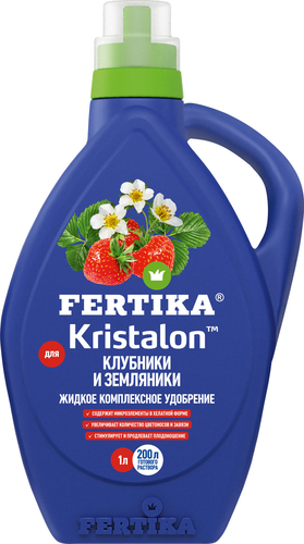 Удобрение минеральное FERTIKA Kristalon для клубники и земляники 1 л, картинка