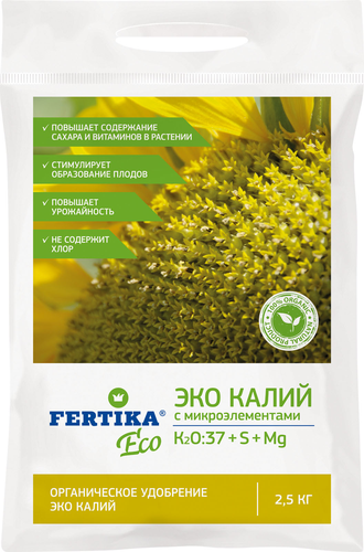 Удобрение минеральное FERTIKA Эко Калий универсальное 2,5 кг, детальное фото