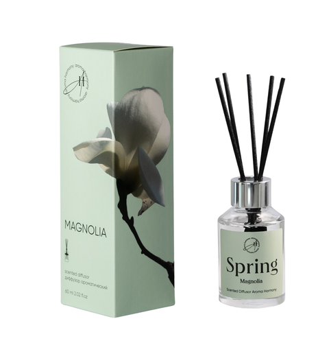 Диффузор ароматический Aroma Harmony "Magnolia". "Магнолия", 60 мл, детальное фото