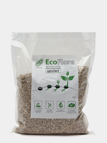 Улучшитель почвы Eco Flora, 1л, крупный план