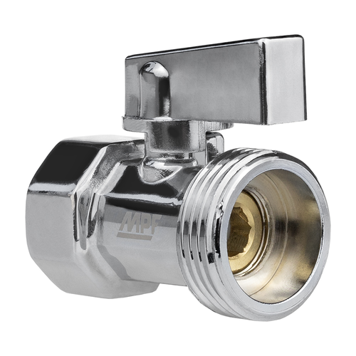Кран шаровой MPF D 1/2" х 3/4"латунь хром, фотография