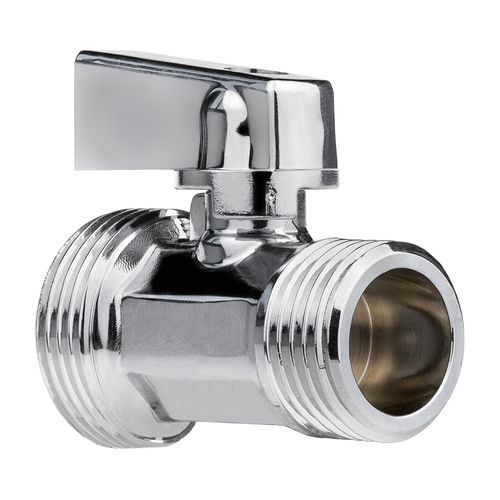 Кран шаровой MPF D 1/2" х 3/4" латунь хром, картинка