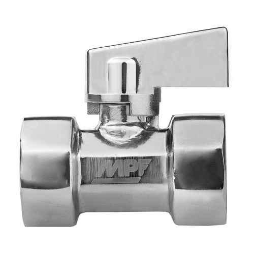Кран шаровой MPF D 1/2" внутренняя резьба латунь хром, изображение
