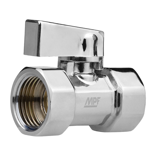 Кран шаровой MPF D 1/2" внутренняя резьба латунь хром, изображение