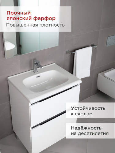 Раковина накладная 60 см Nabegataki Tokito, изображение