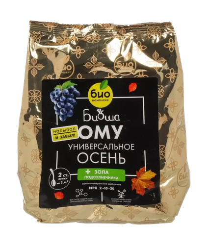 Удобрение органо-минер осень универс, ТМ БИОША 1 кг БИО-комплекс, вид