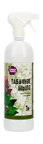 Табачное мыло 1л готовое. Флакон с распылителем, вид