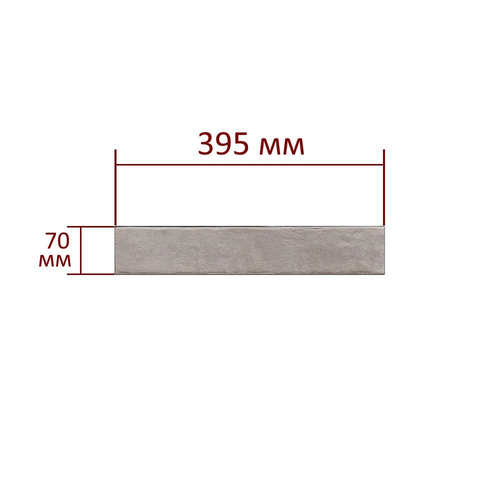 Искусственный камень Atlas Stone Клинкер широкий серый 1,36 кв.м, фотография