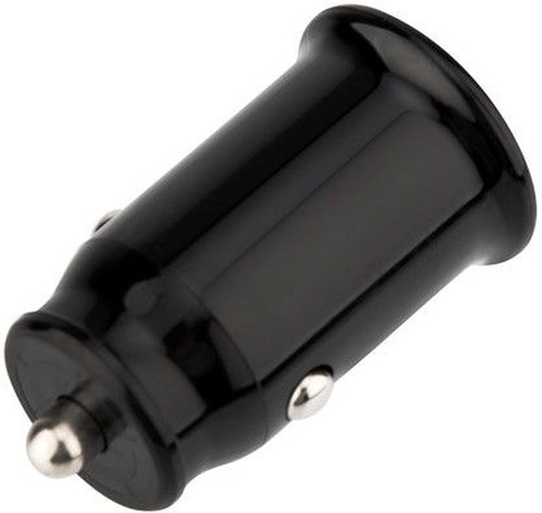 Автозарядка в прикуриватель REXANT АЗУ USB-A+USB-C 2.4 A черная, крупный план