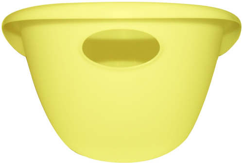 Таз универсальный 12 л Hausmann HM-1090 Funny Smile желтый, картинка