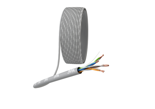 Кабель витая пара ERA U/UTP 4x2x24 AWG Cat5e CU PVC, фотография