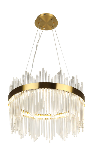 Люстра Rivoli Gwen 6192-201 подвесная светодиодная LED 3000-6300К 112 Вт с пультом, фотография