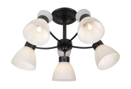 Люстра Rivoli Aemilia 9185-305 5хЕ27 60 Вт модерн, картинка