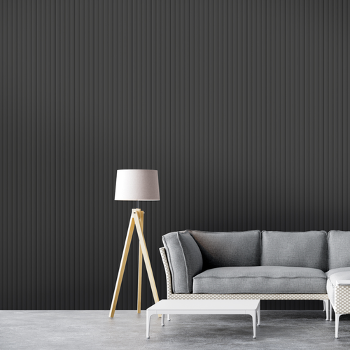 Профиль Старт-Финиш МДФ Stella Wave De Luxe Black Lead 2700x55x16, картинка