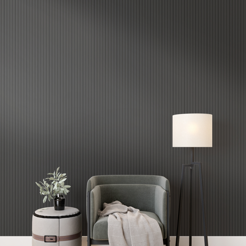 Профиль Старт-Финиш МДФ Stella Wave De Luxe Black Lead 2700x55x16, фотография