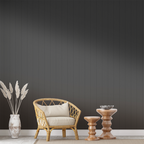 Профиль Старт-Финиш МДФ Stella Wave De Luxe Black Lead 2700x55x16, изображение