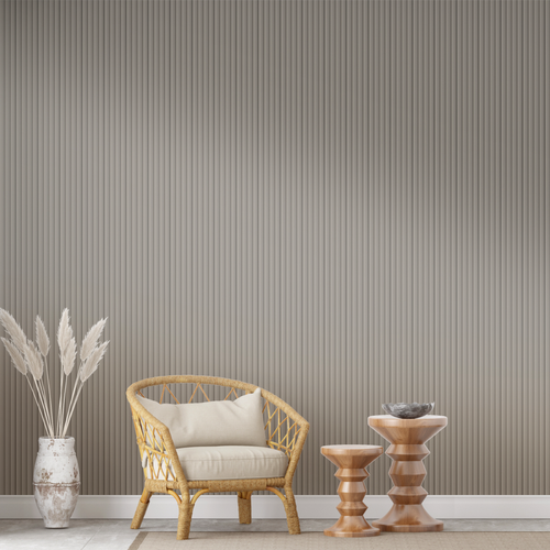 Профиль Старт-Финиш МДФ Stella Wave De Luxe Sandgrau 2700x55x16, крупный план