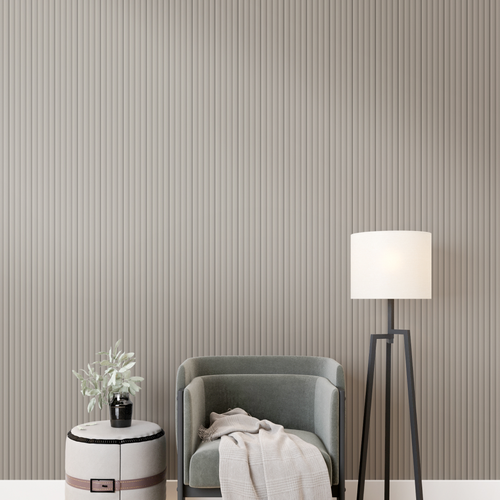 Профиль Старт-Финиш МДФ Stella Wave De Luxe Sandgrau 2700x55x16, изображение