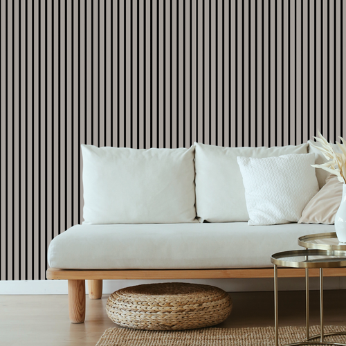 Панель стеновая акустическая Stella Comfort De Luxe Sandgrau 2780х600х9, крупный план