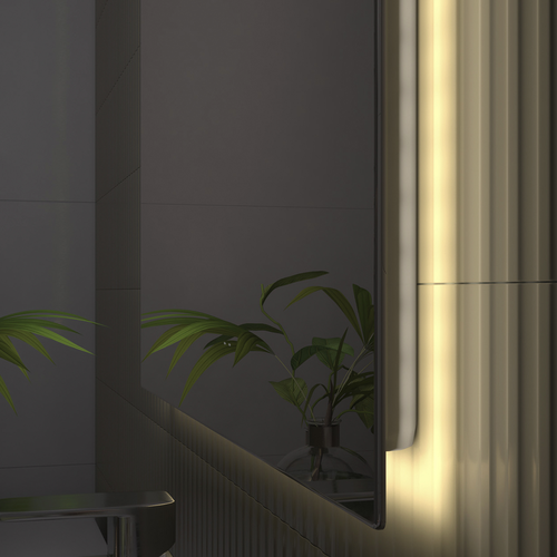 Зеркало для ванной комнаты  с LED подсветкой Клайн Comfort 120 с подогревом, фотография