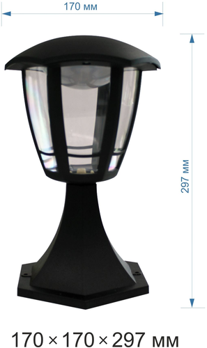 Уличный светильник светодиодный Apeyron Electrics 11-194 IP44, крупный план