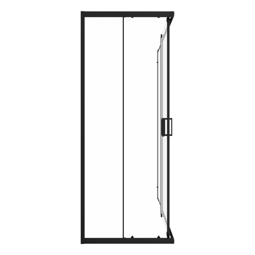 Душевая ширма Malva 120х80х200см, черный профиль, 6мм, картинка