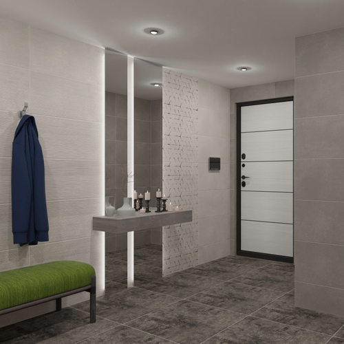 Плитка Настенная Альтеа св.серый 30X60 см 1,62 м², изображение