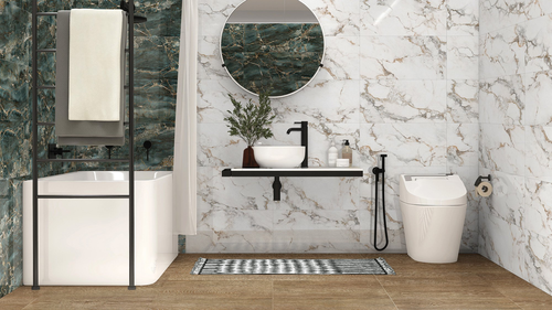 Плитка Настенная Global Tile Marigold белый 30X60 см 1,62 м², вид
