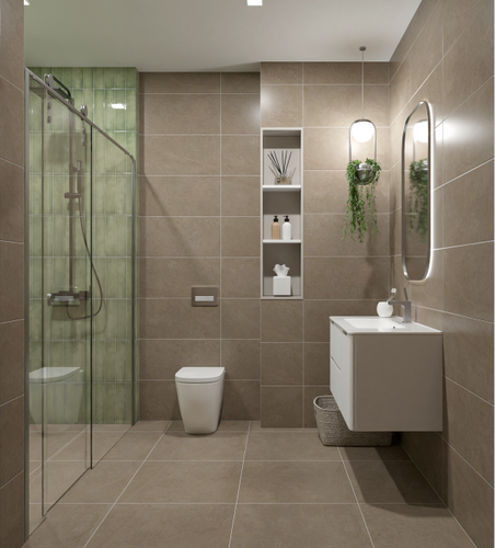 Керамогранит Azori Sandstone коричневый 60Х60 см 1,44 м², детальное фото