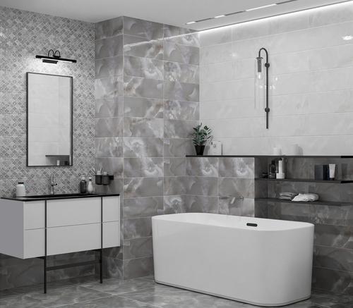 Плитка Настенная Azori Talisman белый 20,1Х50,5 см 1,62 м², фото