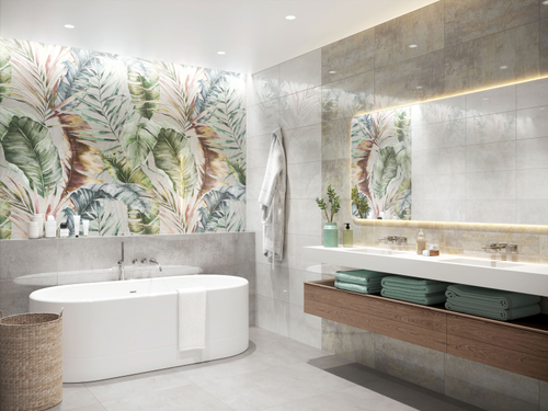 Керамогранит Global Tile Infinium B многоцвет 60X120 см 1,44 м², фотография