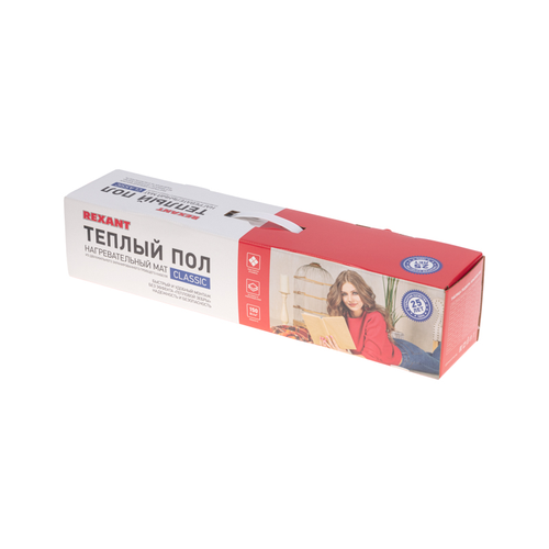 Комплект теплого пола пленочный REXANT Classic RNX-0,5-75, 75 Вт 0,5 м² 1 м, фото