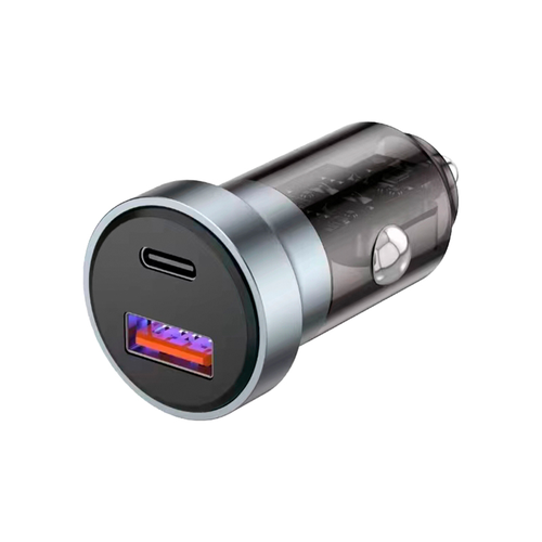 Автомобильное зарядное устройство  REXANT 20 Вт USB-A + USB-C черное, вид