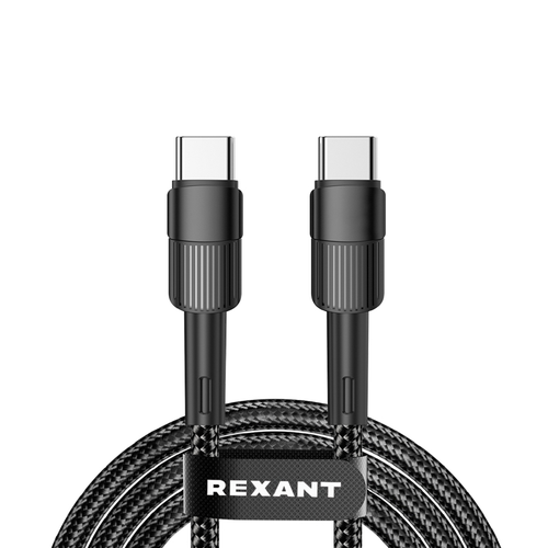 Кабель Type-C – Type-C REXANT 1 м черный, картинка