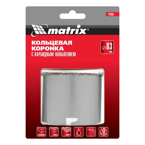 Коронка для керамики Matrix 72856 83 мм, картинка