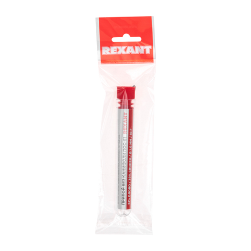 Припой для паяльника REXANT ПОС-61, 10 г 1 мм, картинка